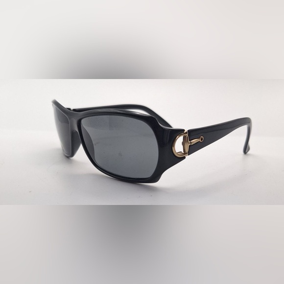 Gucci Black Oval Sunglasses Frames Only Italy - Picture 2 of 8